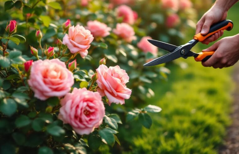 couper les rosiers
