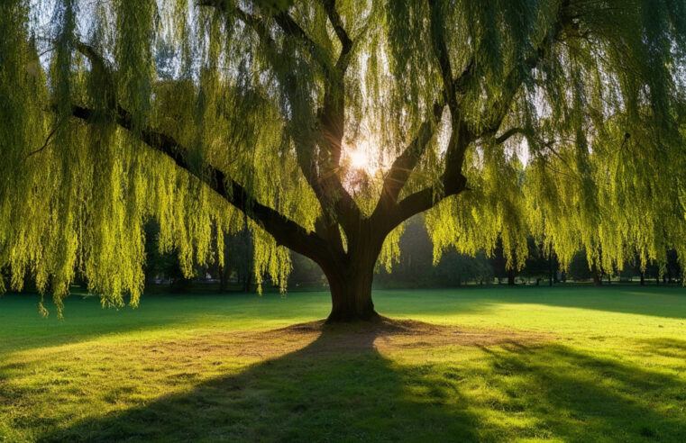 taille du saule pleureur