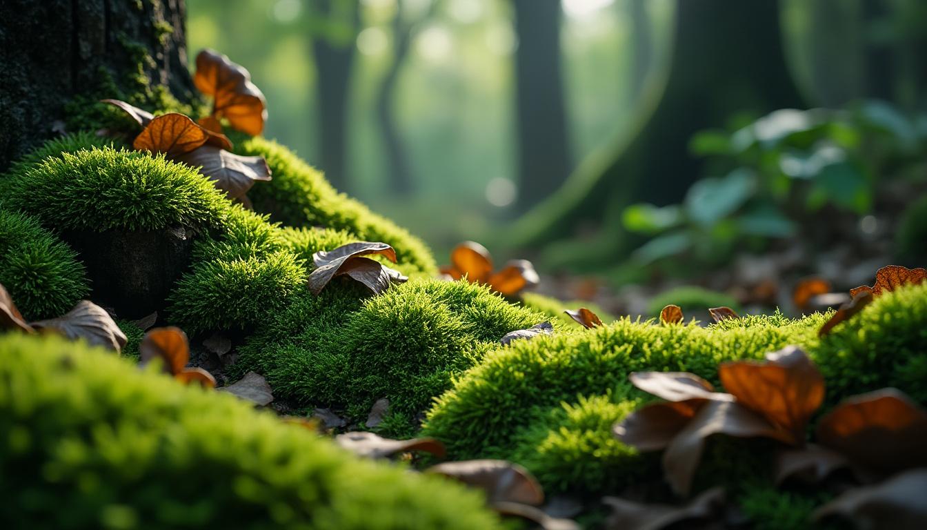 Mousse dans la foret : comment elle inspire artistes et poètes