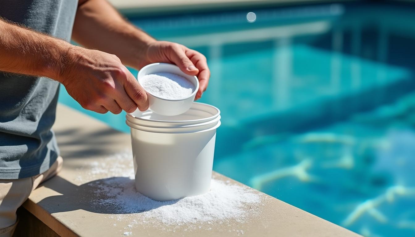 Le dosage du bicarbonate de soude : clé pour augmenter le pH de la piscine efficacement