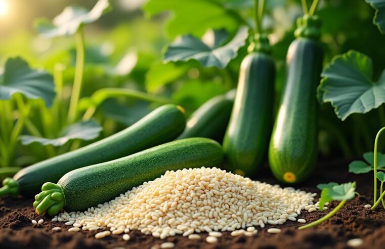 Pourquoi mettre du riz au pied des courgettes est une méthode validée par les experts