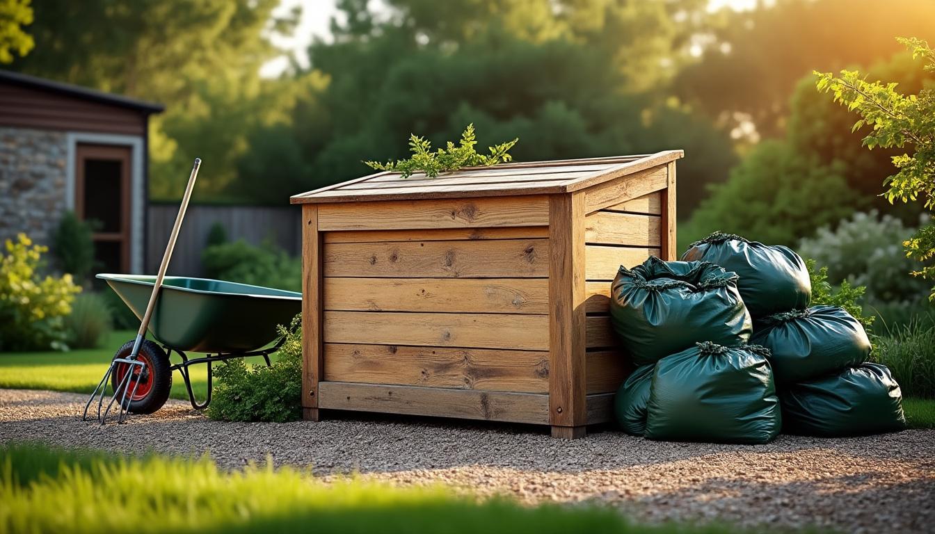 Stockage des déchets verts sur un terrain privé : comment bien s’équiper