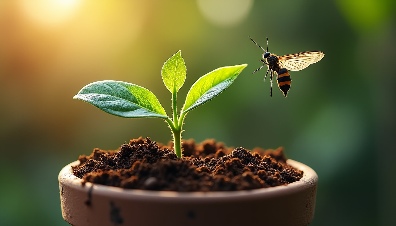 Marc de café : moucheron dans la plante, comment l’intégrer à votre jardinage