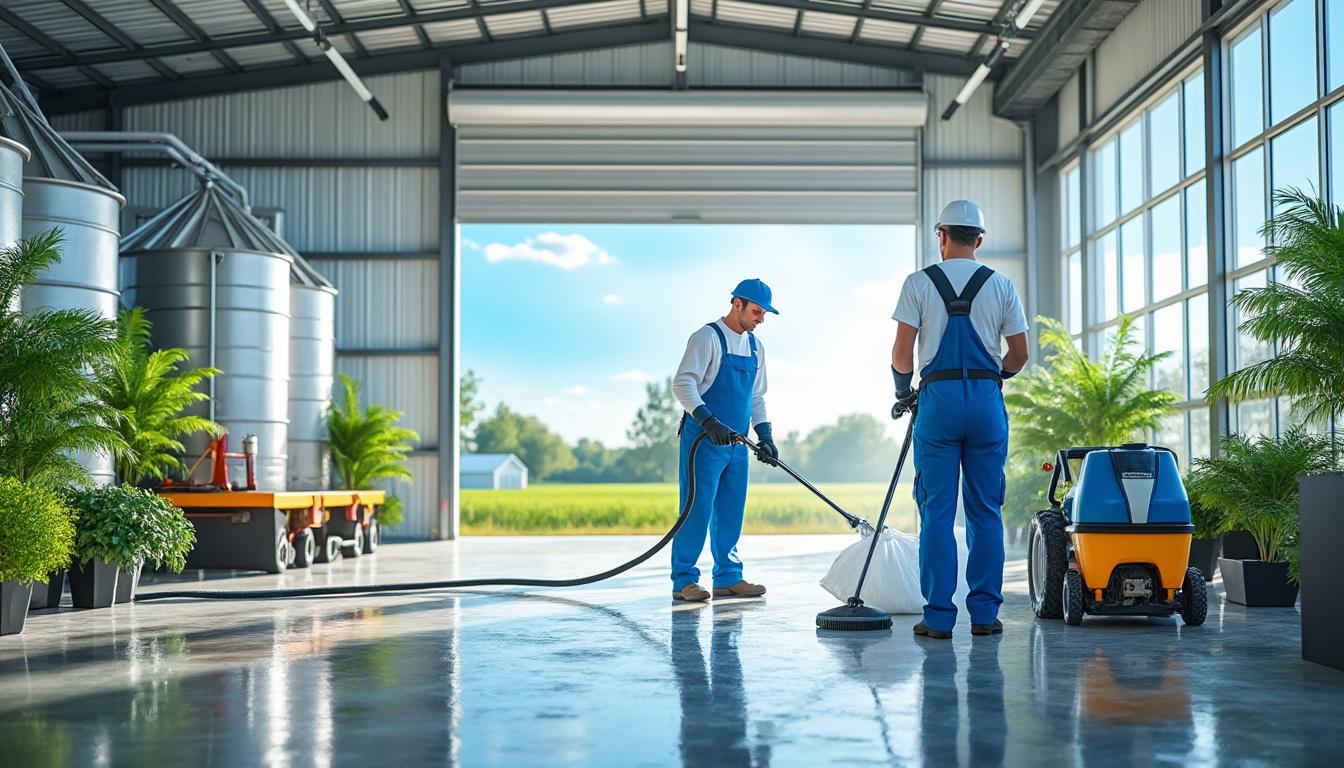 Les meilleures entreprises de nettoyage de bâtiments agricoles pour un environnement sain