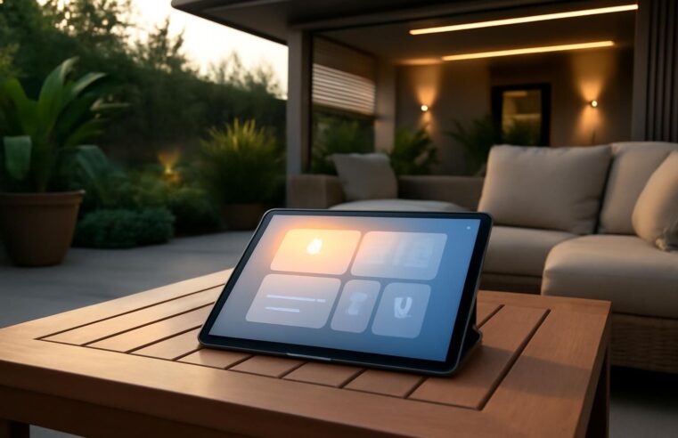L’iPad en télécommande terrasse : tablette iPad pour l’extérieur domotisé