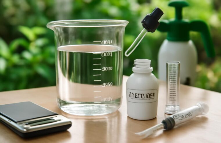 Comprendre le dosage glyphosate pour 1 litre d&rsquo;eau : guide