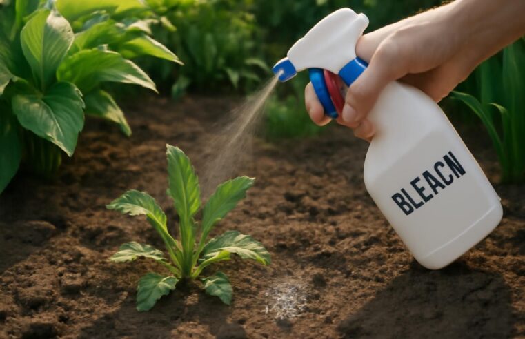 Eau de javel comme désherbant : comment éviter les erreurs courantes lors de son utilisation