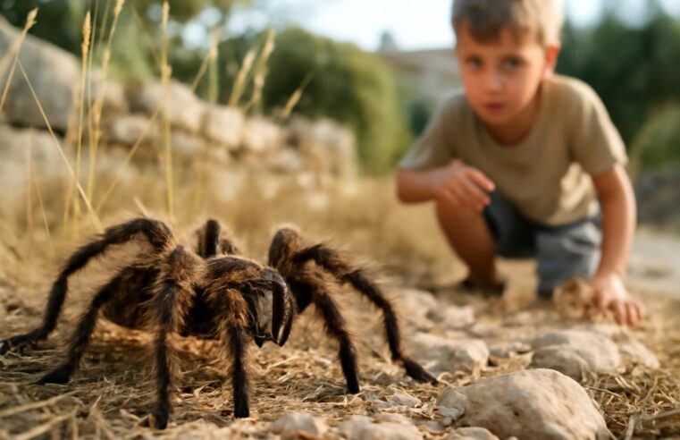 Pourquoi la mygale de provence est dangereuse pour les enfants ?