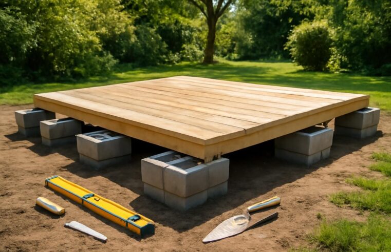 découvrez les conseils essentiels pour réussir la pose d'un plancher d'abri de jardin sur parpaing et assurer la solidité et la durabilité de votre construction.