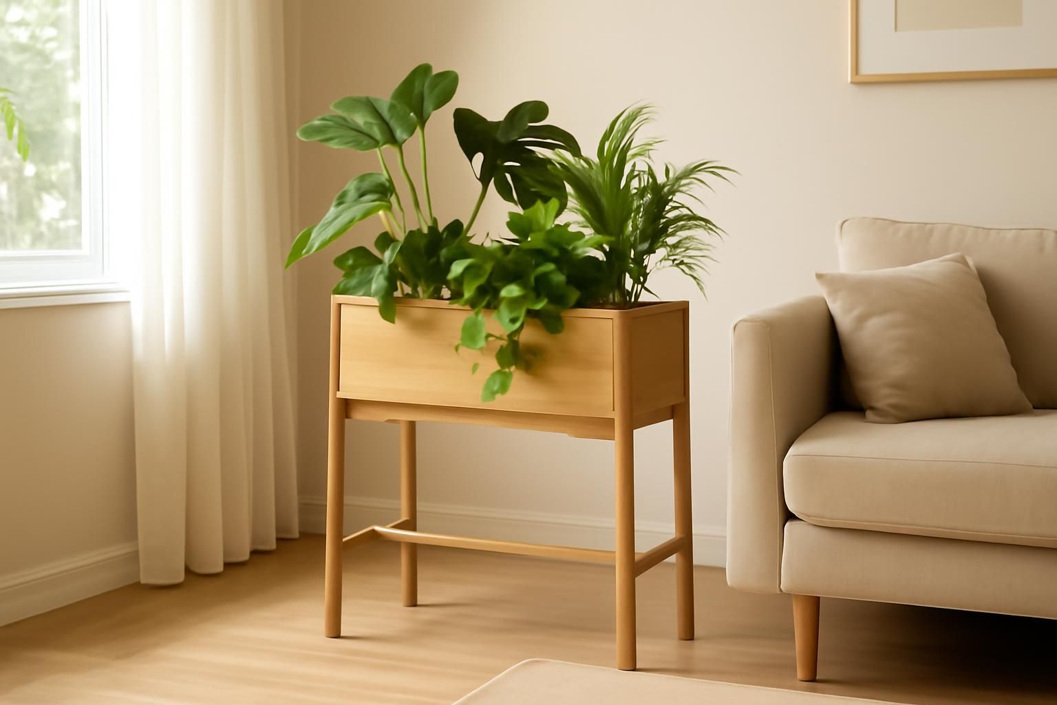 Découvrez les avantages d&rsquo;un porte plante en bois dans votre décoration intérieure