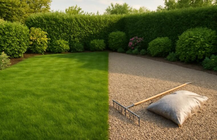 découvrez comment remplacer votre gazon par des graviers grâce à notre guide complet pour un projet réussi, facile et durable.