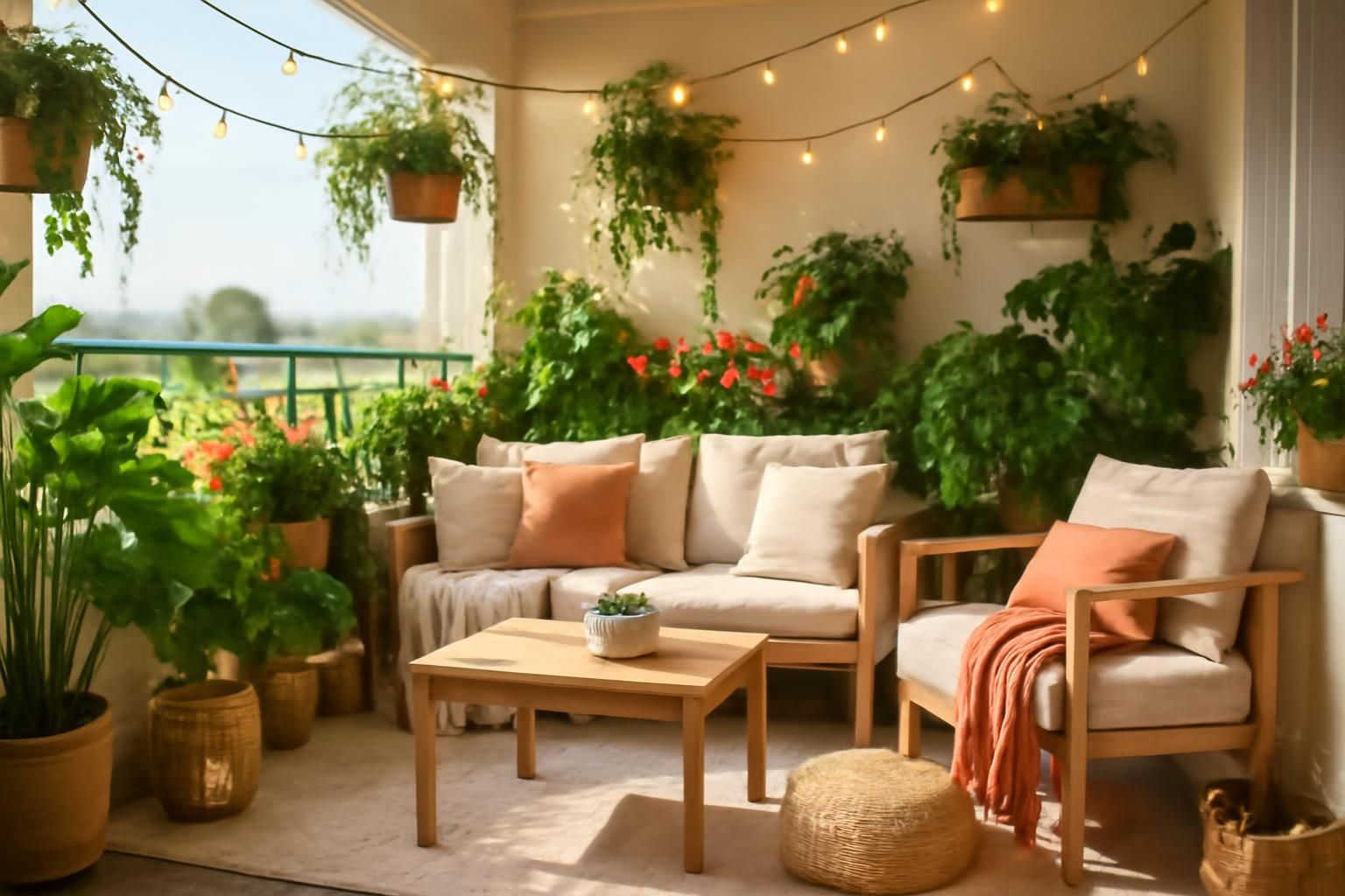 Balcons saillants : idées de décoration pour un espace accueillant