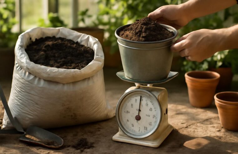 découvrez combien pèsent 40 litres de terreau en kilogrammes et tout ce qu'il faut savoir pour vos travaux de jardinage.