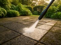 découvrez des méthodes efficaces pour nettoyer des dalles gravillonnées noircies et redonner de l'éclat à votre jardin facilement.