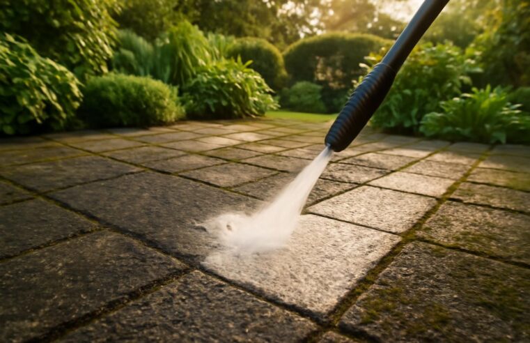 découvrez des méthodes efficaces pour nettoyer des dalles gravillonnées noircies et redonner de l'éclat à votre jardin facilement.