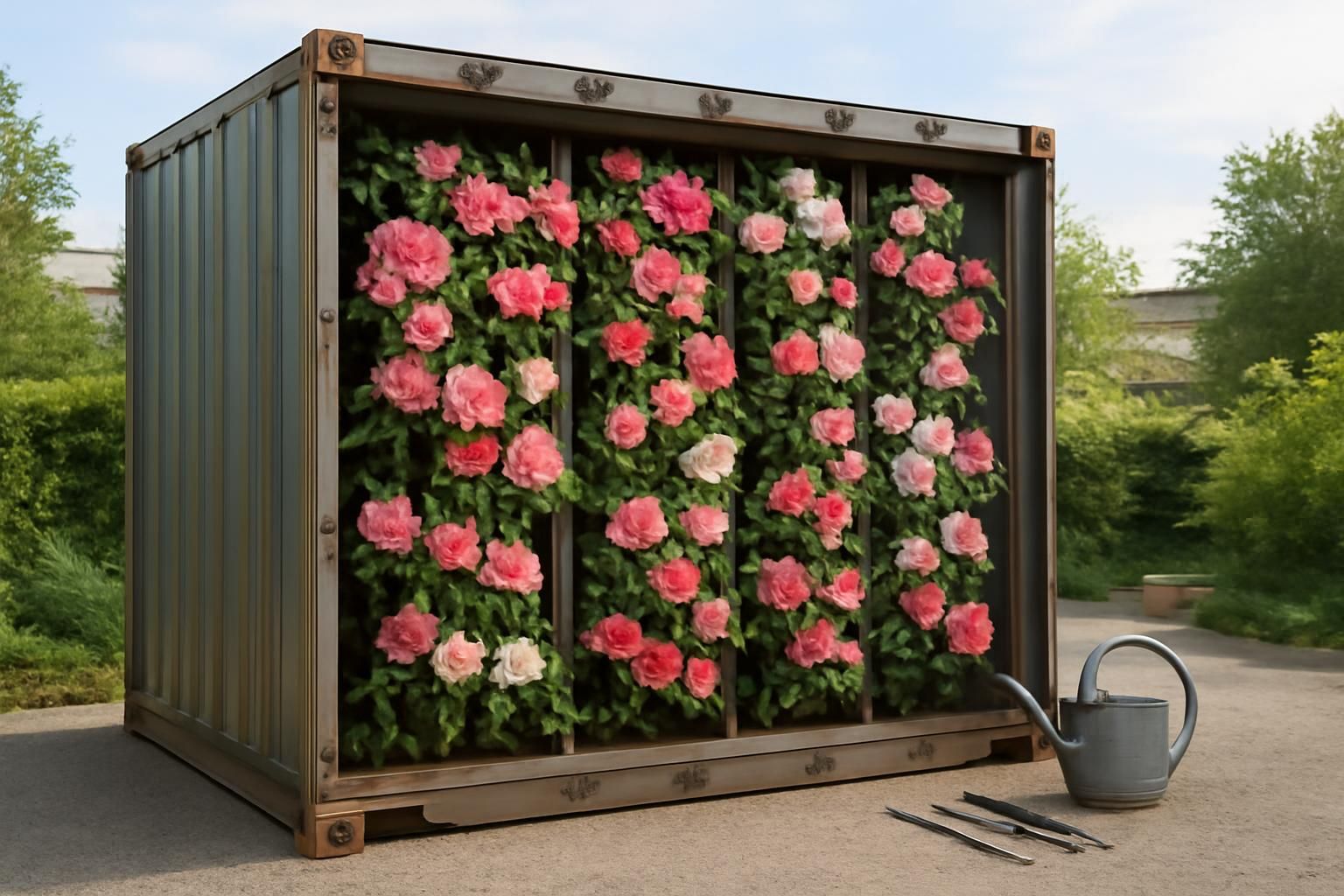 Créer un jardin vertical avec des rhododendrons dans un container : un défi à relever