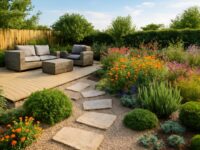 découvrez des idées d'aménagement de jardin sans gazon, alliant esthétisme, praticité et respect de l'environnement pour un espace extérieur éco-responsable.