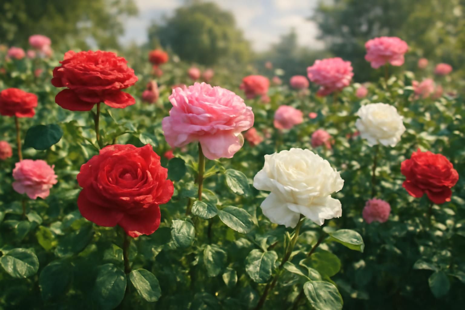 Observer la floraison des roses : Signes de santé et bien-être des plantes