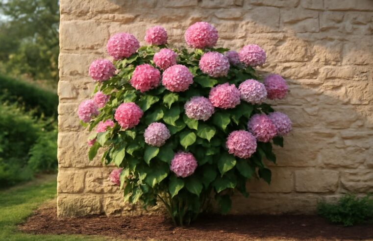 découvrez à quelle distance planter un hortensia près d'un mur pour créer un effet visuel captivant et harmonieux dans votre jardin.