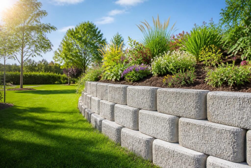 Découvrez les avantages des blocs talus pas cher pour votre jardin