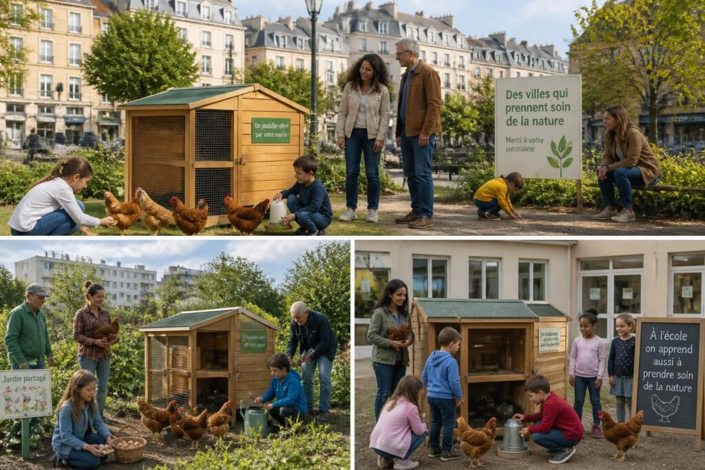 Les succès de l&rsquo;initiative du poulailler offert par la mairie dans différentes villes