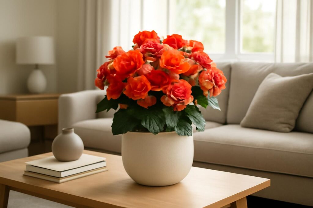 Pourquoi le bégonia elatior est le choix idéal pour embellir votre intérieur